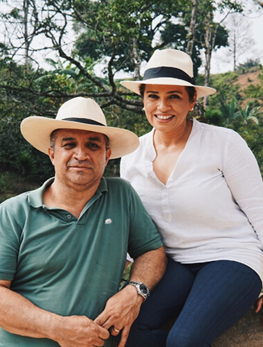 Marysabel Caballero s manželem Moisésem Herrerou vlastní honduraskou kávovou farmu Finca El Puente.