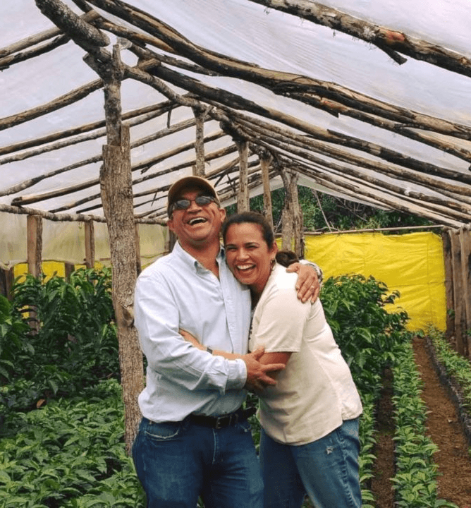 Marysabel Caballero s manželem Moisésem Herrerou vlastní honduraskou kávovou farmu Finca El Puente.