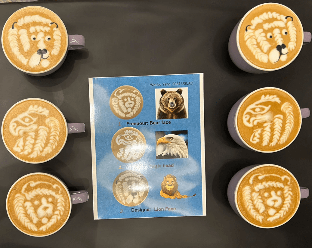 V soutěži World Latte Art Championship jde o to, vytvořit v šálku obrazec z mléčné pěny, který je nejen krásný, ale i dokonale provedený.