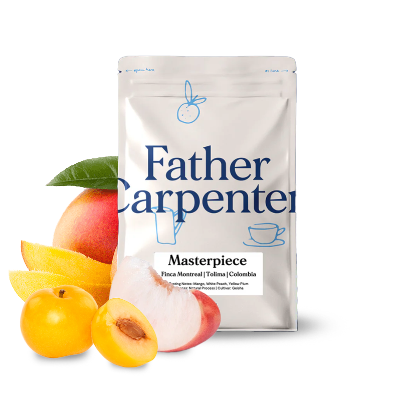 Výběrová káva Father Carpenter Kolumbie FINCA MONTREAL - masterpiece geisha