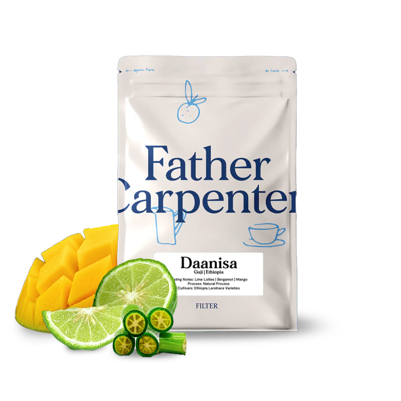 Výběrová káva Father Carpenter Etiopie DAANISA