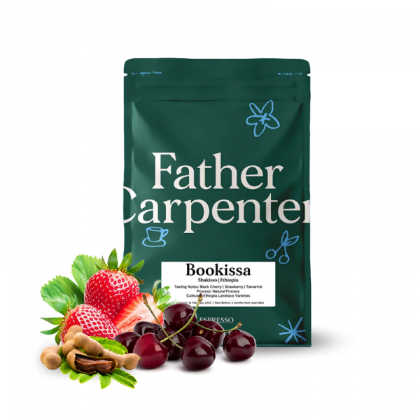 Výběrová káva Father Carpenter Etiopie BOOKISSA