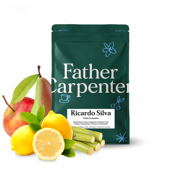 Výběrová káva Father Carpenter Kolumbie RICARDO SILVA