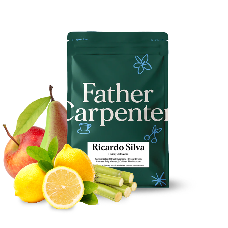 Výběrová káva Father Carpenter Kolumbie RICARDO SILVA