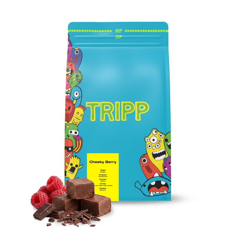 Výběrová káva Tripp Coffee Etiopie CHEEKY BERRY