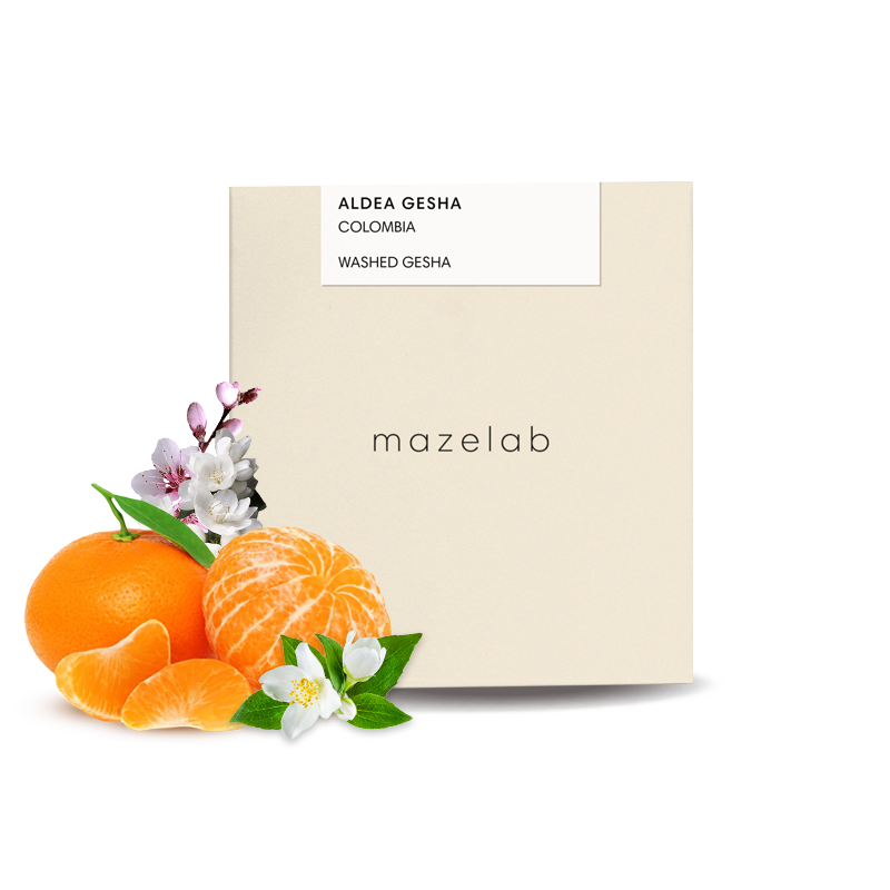 Výběrová káva Mazelab Kolumbie ALDEA - gesha