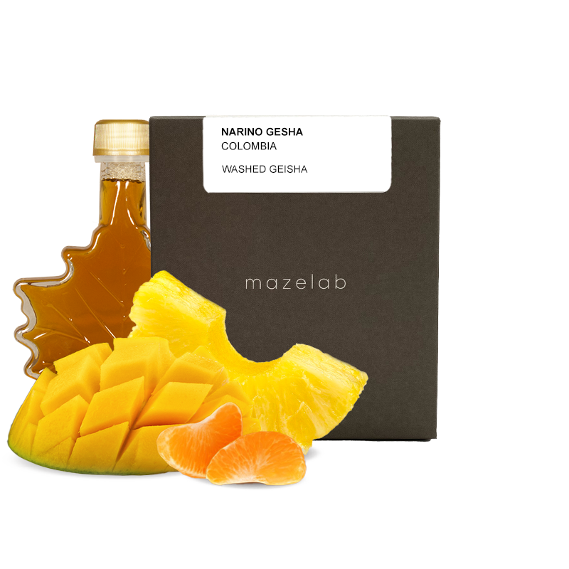 Výběrová káva Mazelab Kolumbie NARINO - gesha