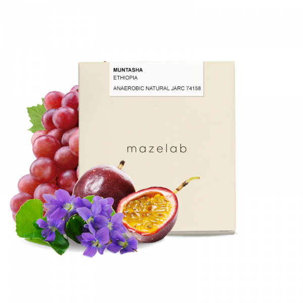Výběrová káva Mazelab Etiopie MUNTASHA ANAEROBIC NATURAL