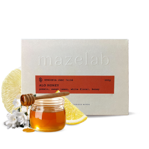Výběrová káva Mazelab Etiopie ALO HONEY