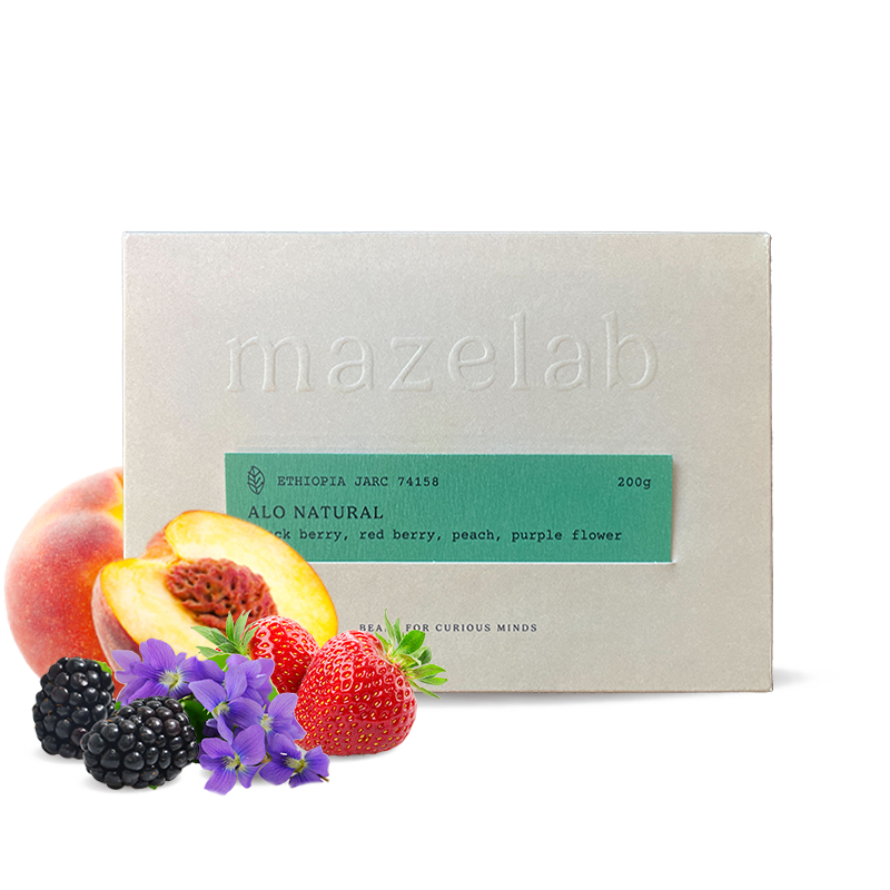 Výběrová káva Mazelab Etiopie ALO NATURAL