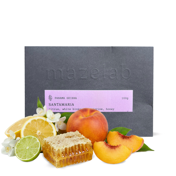 Výběrová káva Mazelab Panama SANTAMARIA - geisha - 100g