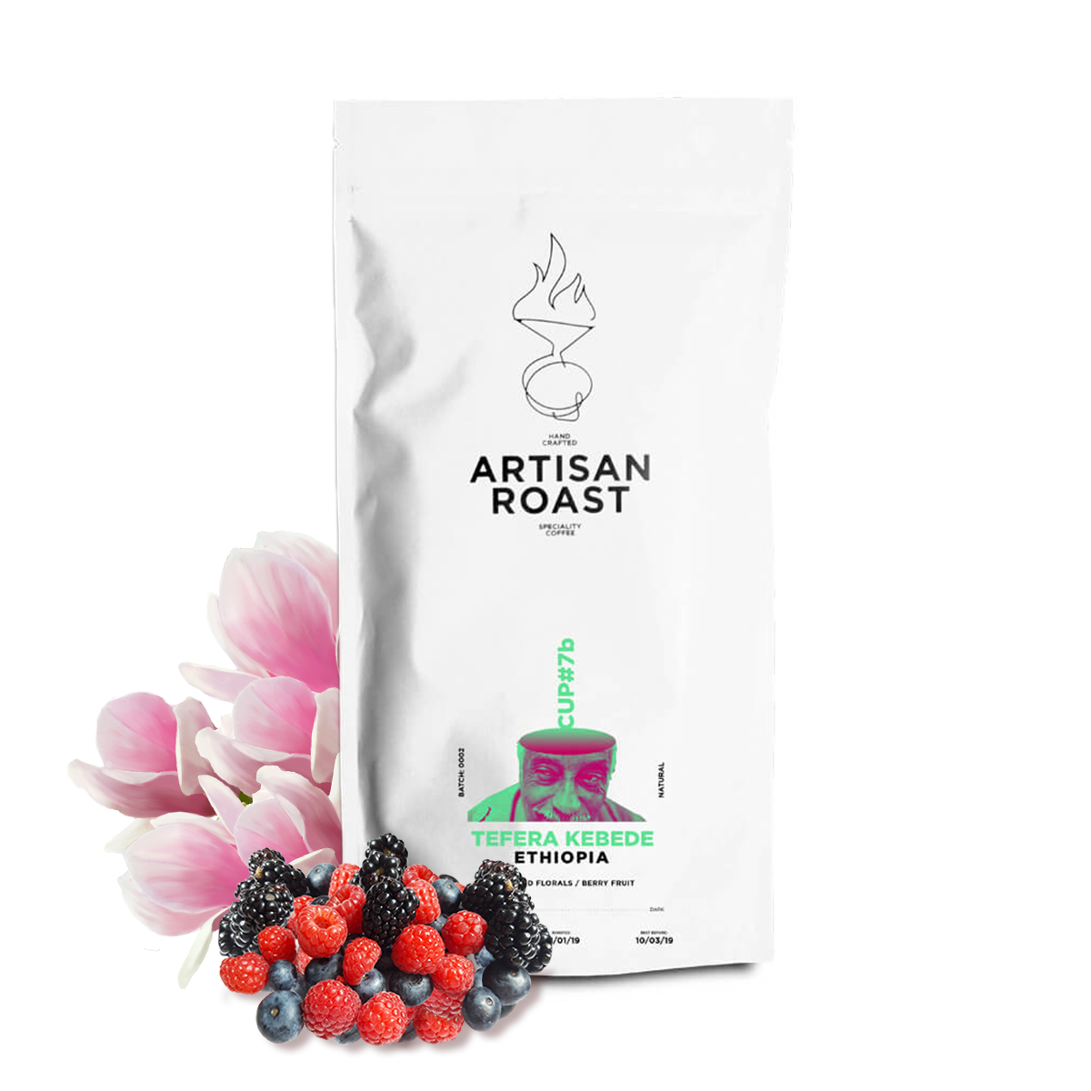 Výběrová káva Artisan Roast Coffee  Etiopie TEFERA KEBEBE CUP #7b