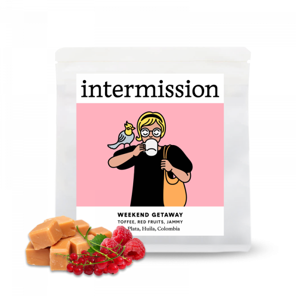 Výběrová káva Intermission Coffee Kolumbie WEEKEND GETAWAY