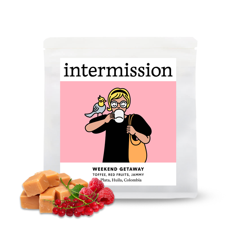 Výběrová káva Intermission Coffee Kolumbie WEEKEND GETAWAY