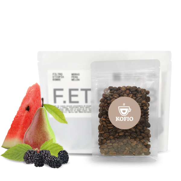Výběrová káva Nomad Coffee Etiopie BOMBE (F.ET.BOMB) - vzorek