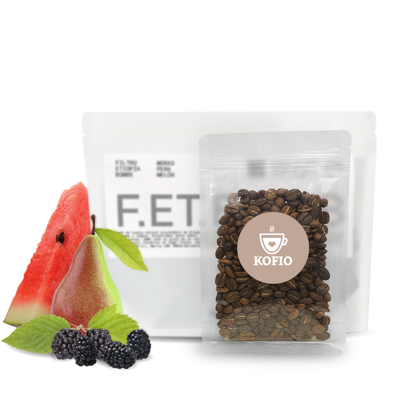 Výběrová káva Nomad Coffee Etiopie BOMBE (F.ET.BOMB) - vzorek