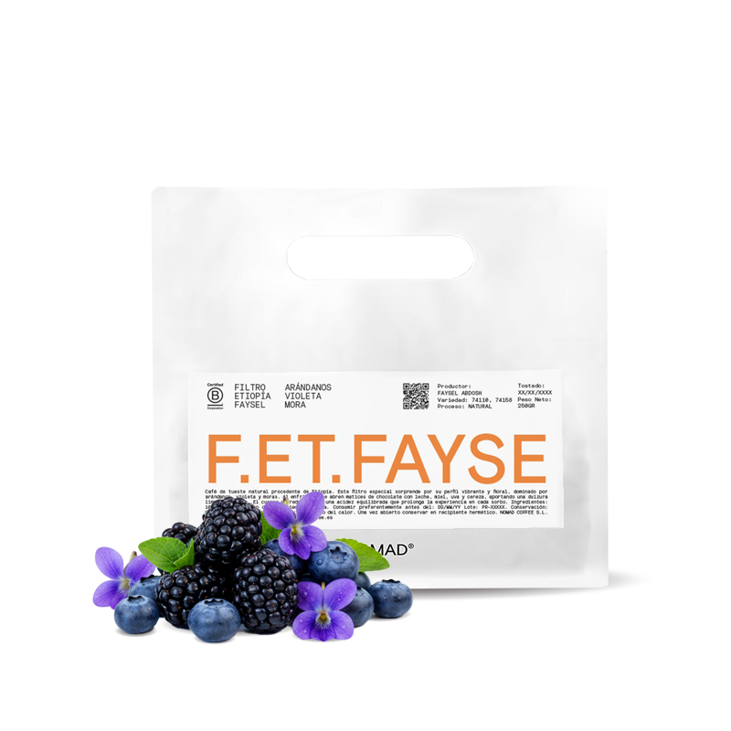 Výběrová káva Nomad Coffee Etiopie FAYSEL ABDOSH (F.ET.FAYSE)