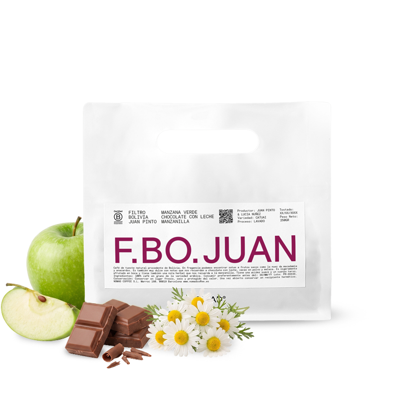 Výběrová káva Nomad Coffee Bolívie JUAN PINTO (F.BO.JUAN)