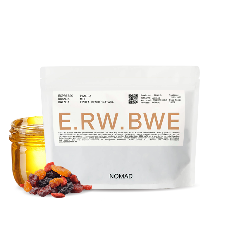 Výběrová káva Nomad Coffee Rwanda BWENDA (E. RW. BWE)