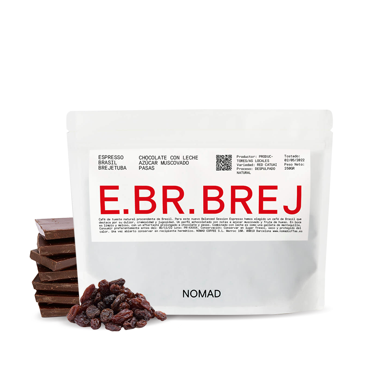 Výběrová káva Nomad Coffee Brazílie BREJETUBA (E.BR.BREJ)