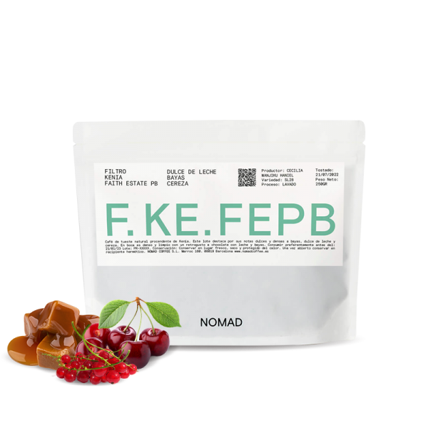 Výběrová káva Nomad Coffee Keňa FAITH ESTATE (F. KE. FEPB)