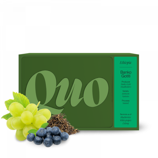 Výběrová káva Quo Coffee Etiopie BANKO GOTITI