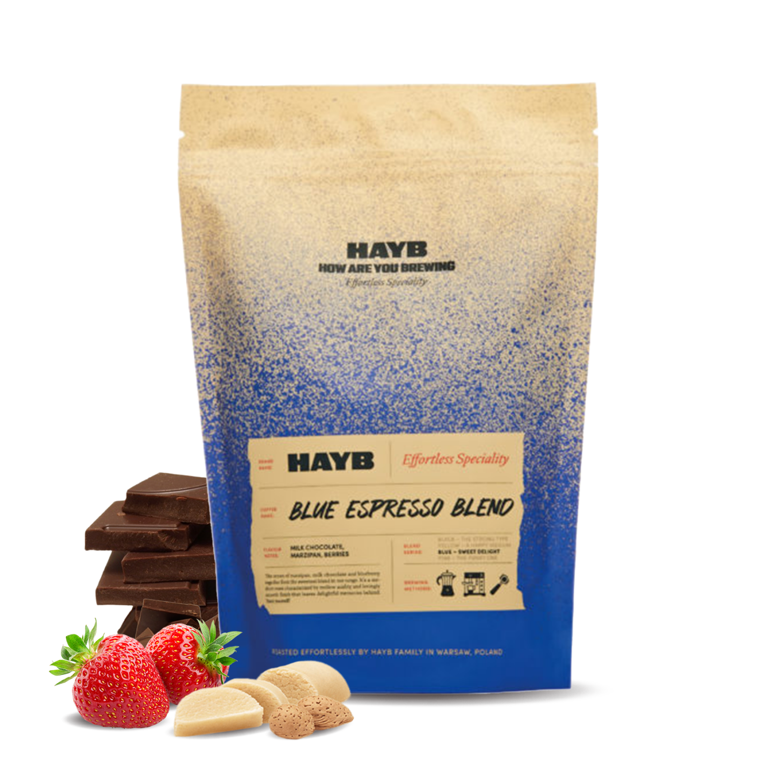 Výběrová káva HAYB Speciality Coffee BLUE ESPRESSO blend