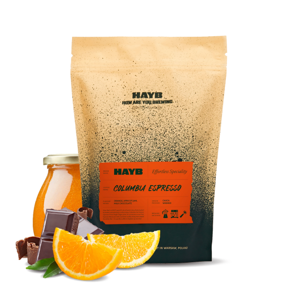 Výběrová káva HAYB Speciality Coffee Kolumbie SAN SEBASTIAN