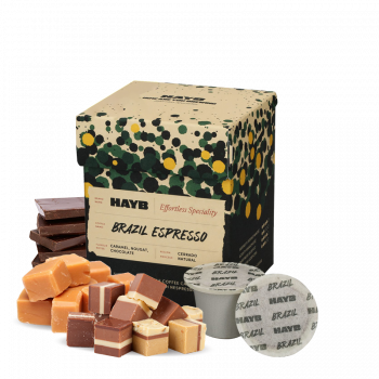 Brazílie CERRADO PATROCINIO - nespresso kapsle 15ks/bal - HAYB Speciality Coffee