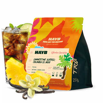 Kolumbie SUMMERTIME BARREL - letní limitka - HAYB Speciality Coffee