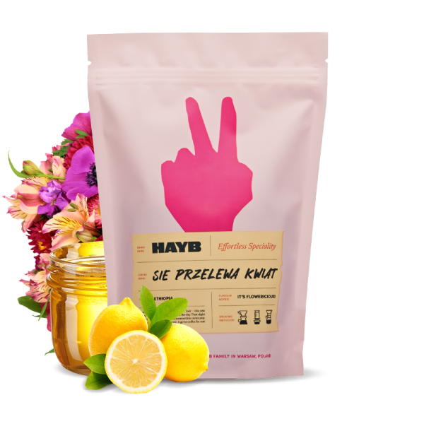 Výběrová káva HAYB Speciality Coffee Etiopie ACACIA - KWIAT blend - 500 g