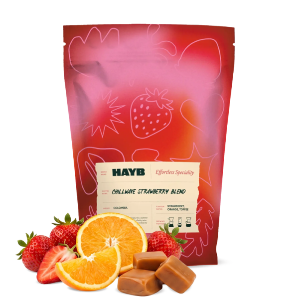 Výběrová káva HAYB Speciality Coffee CHILLWAVE STRAWBERRY blend