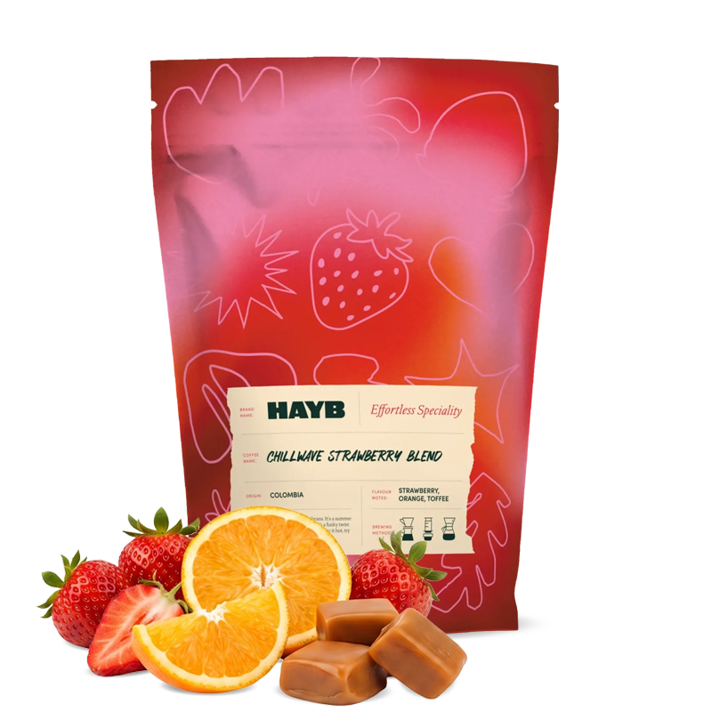 Výběrová káva HAYB Speciality Coffee CHILLWAVE STRAWBERRY blend