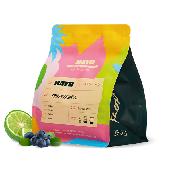 Výběrová káva HAYB Speciality Coffee Etiopie GENJI CHALLA