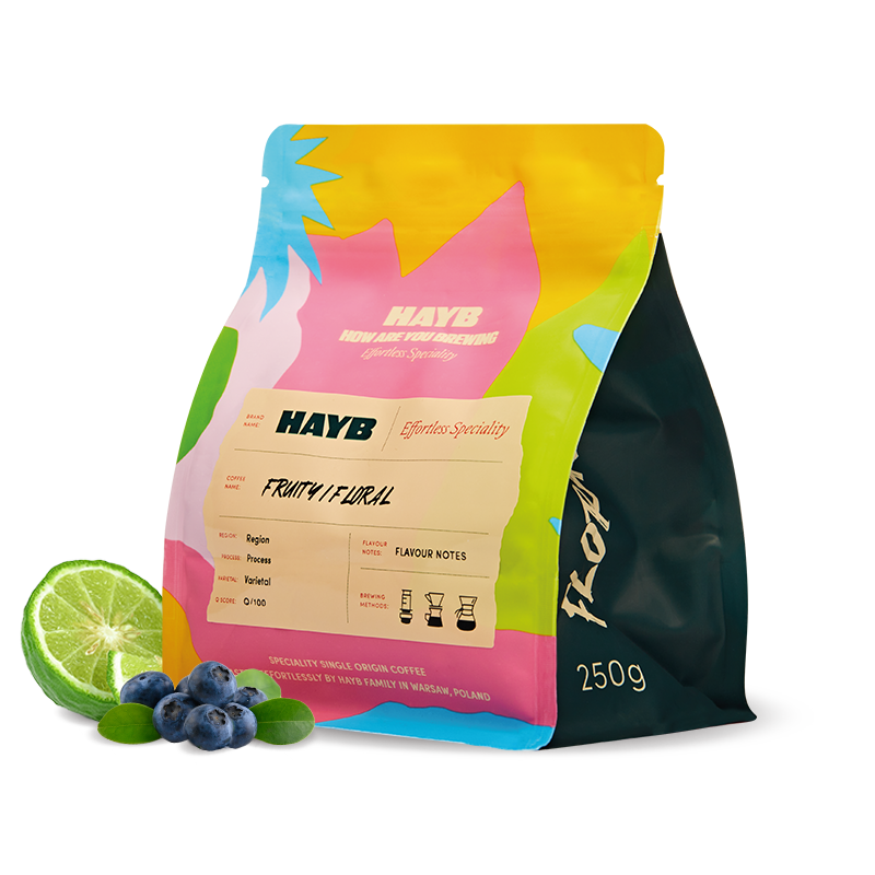 Výběrová káva HAYB Speciality Coffee Etiopie GENJI CHALLA