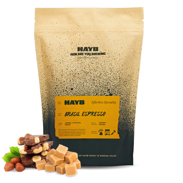 Výběrová káva HAYB Speciality Coffee Brazílie CERRADO PATROCINIO - 1000g