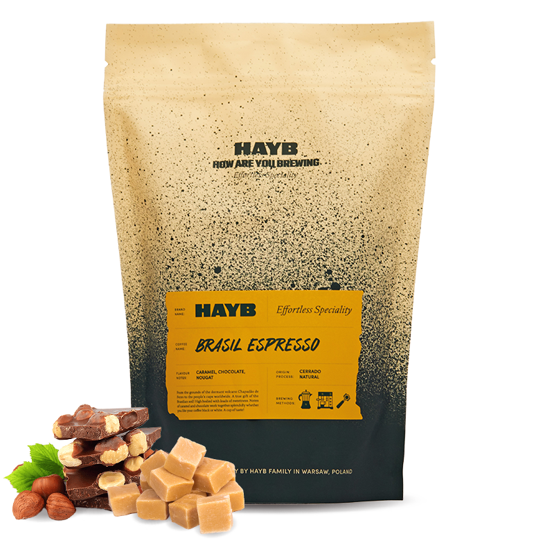 Výběrová káva HAYB Speciality Coffee Brazílie CERRADO PATROCINIO - 1000g