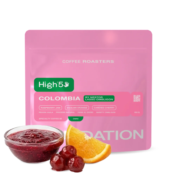 Výběrová káva Foundation Coffee Kolumbie NESTOR LASSO - ombligon - 100g
