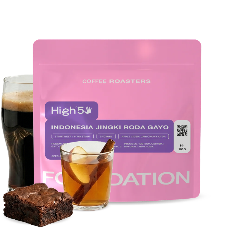 Výběrová káva Foundation Coffee Indonésie JINGKI RODA GAYO - 100g