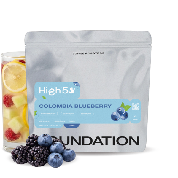 Výběrová káva Foundation Coffee Kolumbie BLUEBERRY