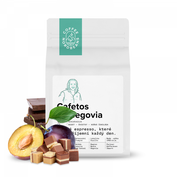 Výběrová káva Nordbeans Nikaragua CAFETOS DE SEGOVIA