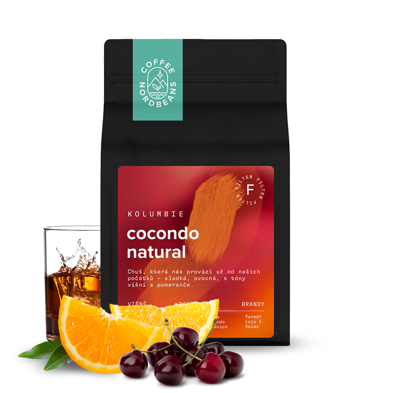 Výběrová káva Nordbeans Kolumbie COCONDO NATURAL