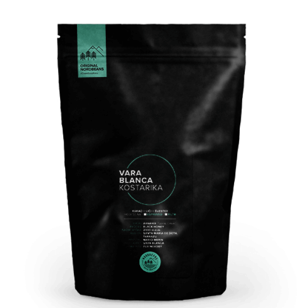 Výběrová káva Nordbeans Kostarika VARA BLANCA - 2019