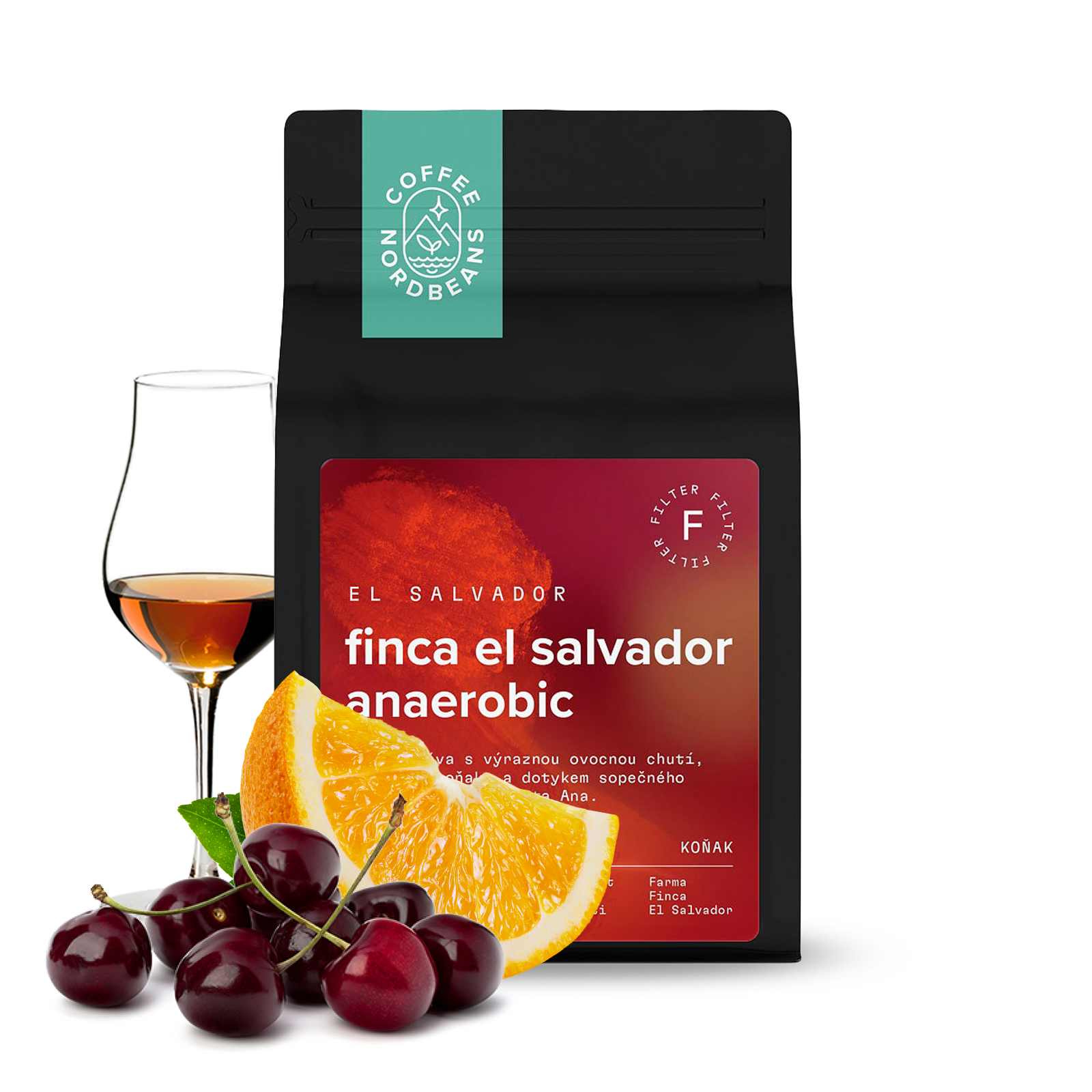 Výběrová káva Nordbeans El Salvador FINCA EL SALVADOR - anaerobic