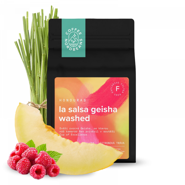 Výběrová káva Nordbeans Honduras LA SALSA GEISHA - 150g
