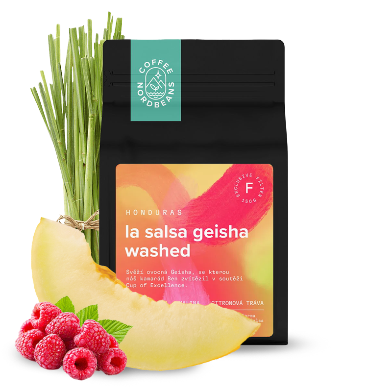 Výběrová káva Nordbeans Honduras LA SALSA GEISHA - 150g