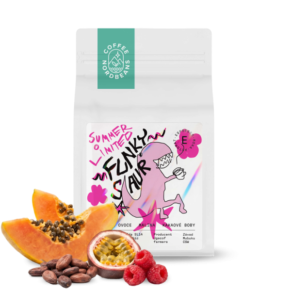 Výběrová káva Nordbeans Uganda FUNKY SAUR - letní espresso limitka