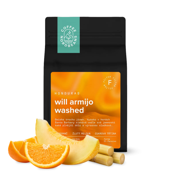 Výběrová káva Nordbeans Honduras WILL ARMIJO WASHED - geisha