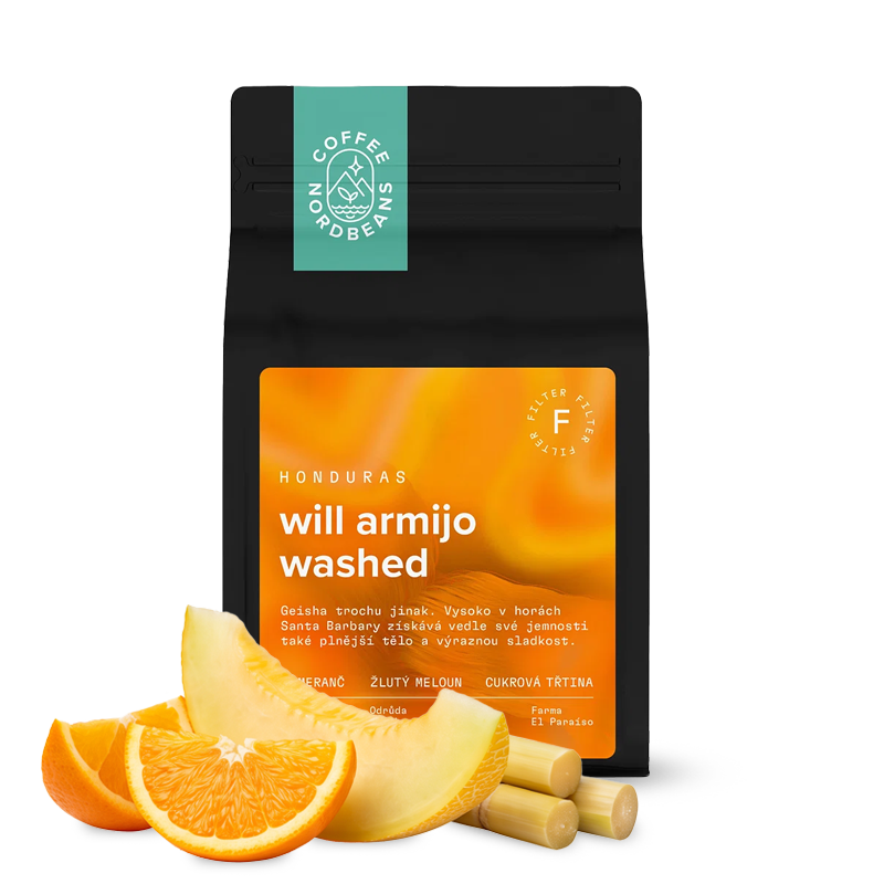 Výběrová káva Nordbeans Honduras WILL ARMIJO WASHED - geisha