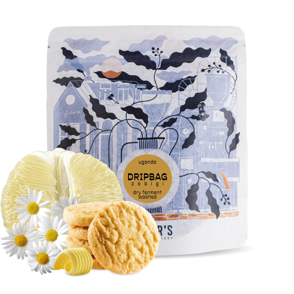 Výběrová káva Father's Coffee Roastery Uganda ZEBIGI - drip sáčky 5ks/bal.